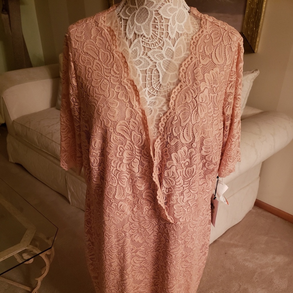 Ivanka Trump V Neck Lace Dress